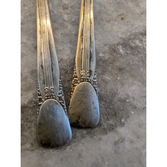 Vintage Silverflatware Embassy Silverplated Small Spoons Set Of 6 - Picture 2 of 7